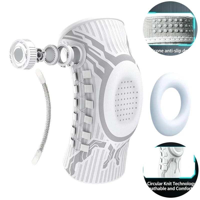 Knee Brace Badminton - Регулируемый наколенник с силиконовой подушечкой для