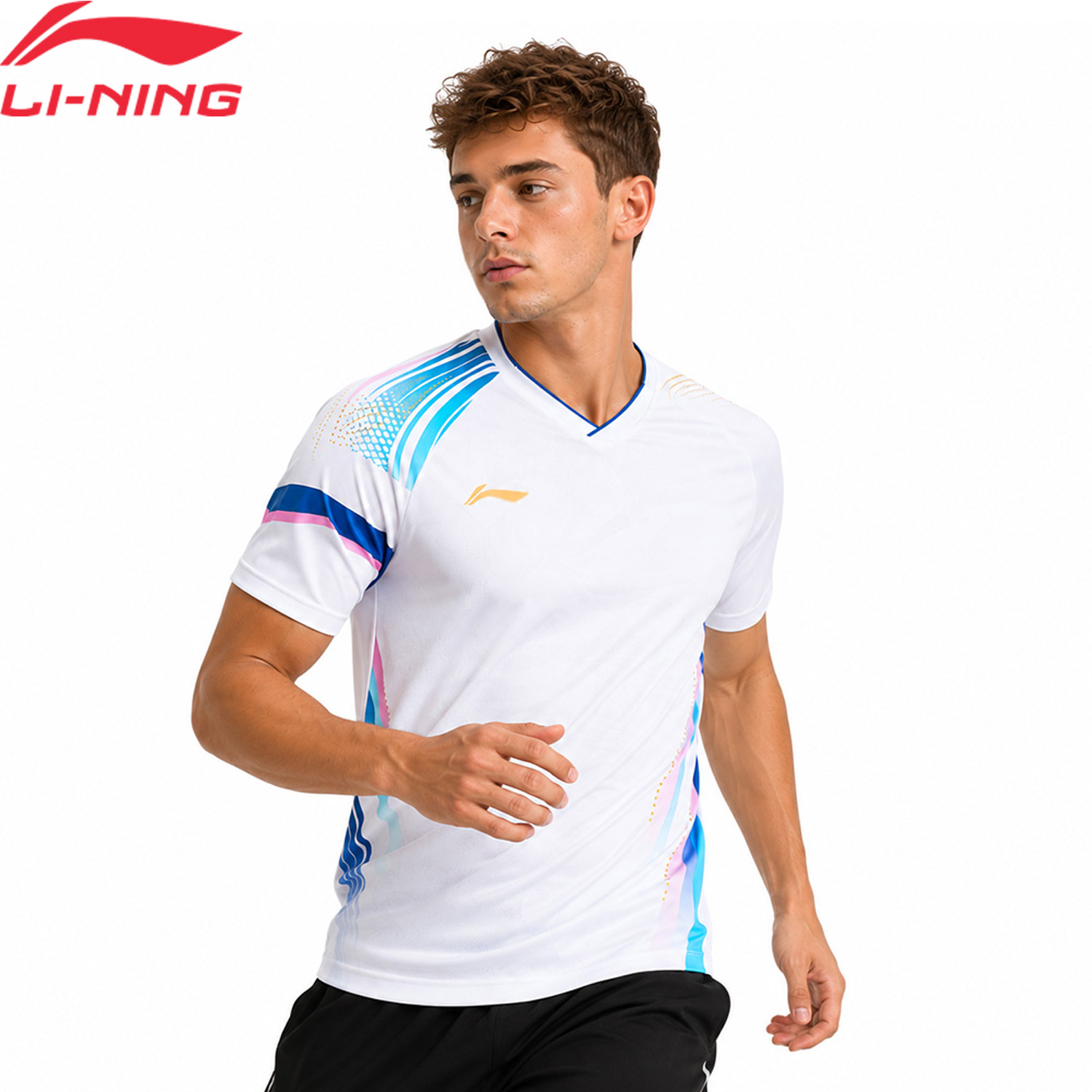Badminton Rank - Футболка для бадминтона Li-Ning унисекс, с