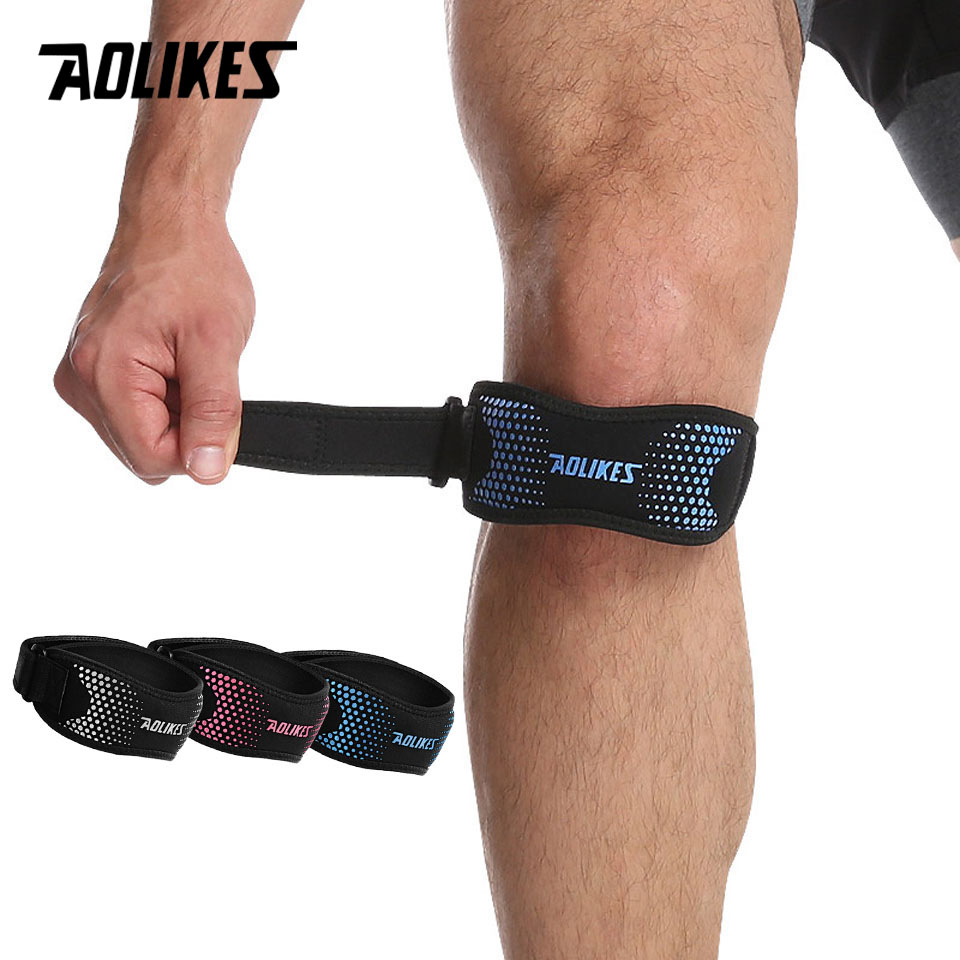 Knee Brace Badminton - AOLIKES 1 шт. регулируемый наколенник для