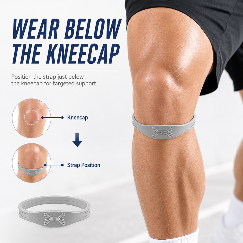 Наколенник с давящей подушечко – обзор и цена Knee Brace Badminton