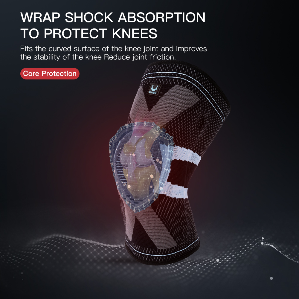 Vilico Фитнес Наколенники Сили – обзор и цена Knee Brace Badminton